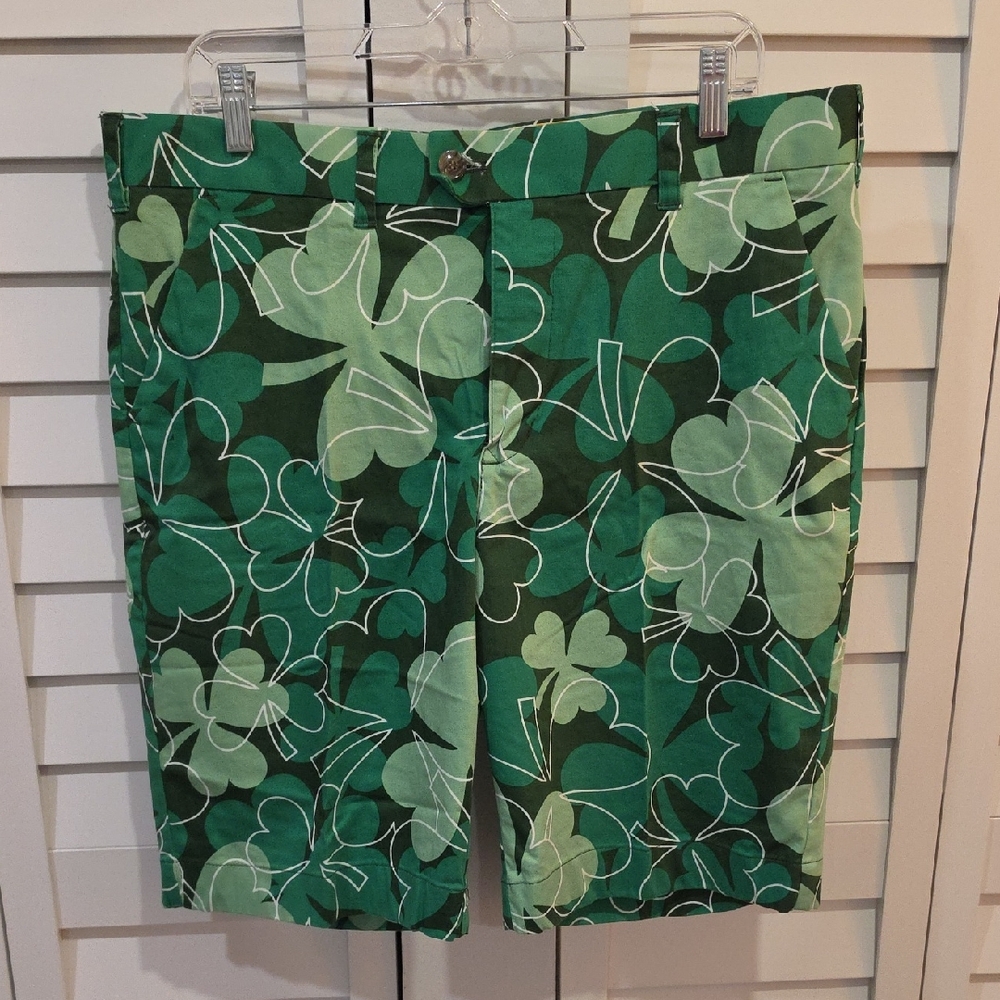 Loudmouth Golf Shamrock Shorts NWOT Sz. 36